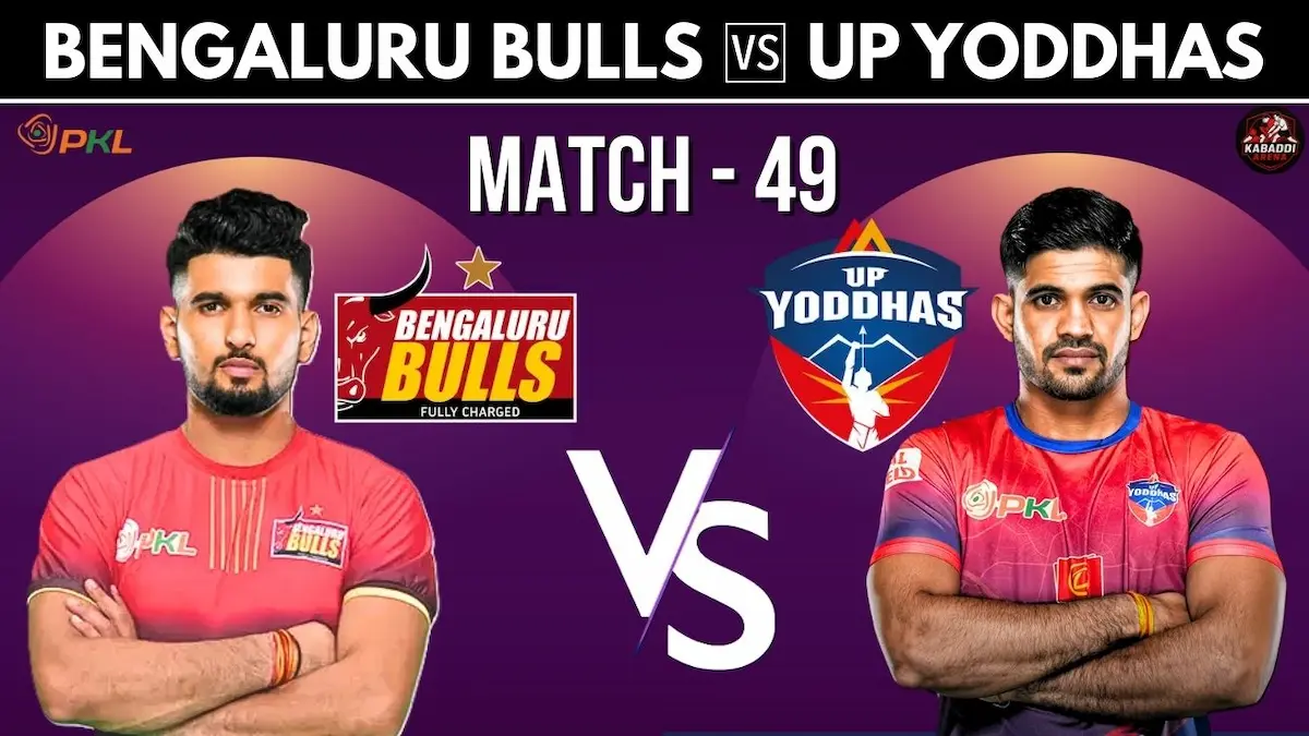PKL 2025 Match 49: Bengaluru Bulls vs UP Yoddhas
