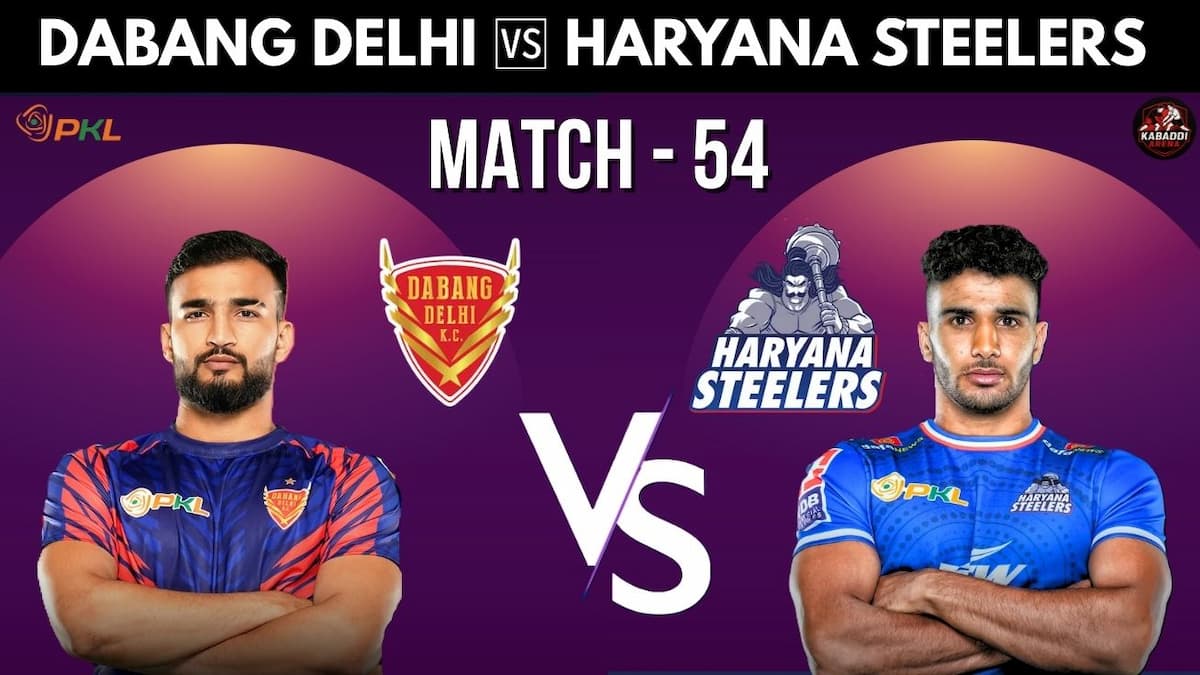 Dabang Delhi vs Haryana Steelers PKL 2025 preview - Match 54 of Pro Kabaddi League Season 12