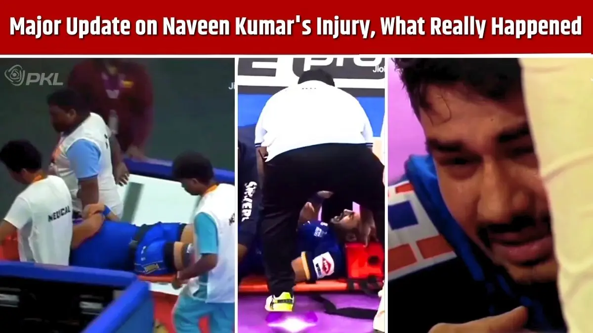 PKL 12: Major Update on Naveen Kumar's Injury, Here's What Really Happened