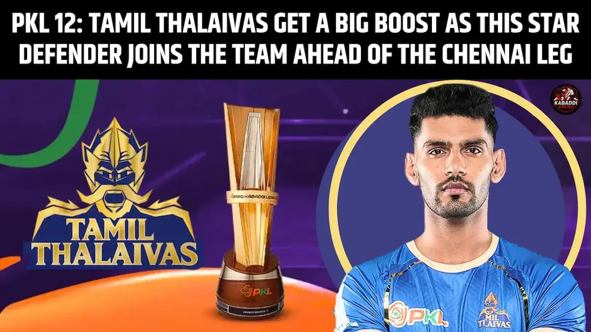 Tamil Thalaivas defender Sagar Rathee rejoins the squad ahead of the Chennai leg in Pro Kabaddi League 12.