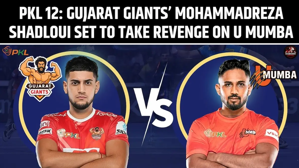 PKL 12: Gujarat Giants’ Mohammadreza Shadloui Set to Take Revenge on U Mumba