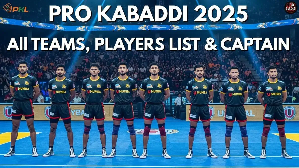 pro kabaddi 2025 All Teams players list captain