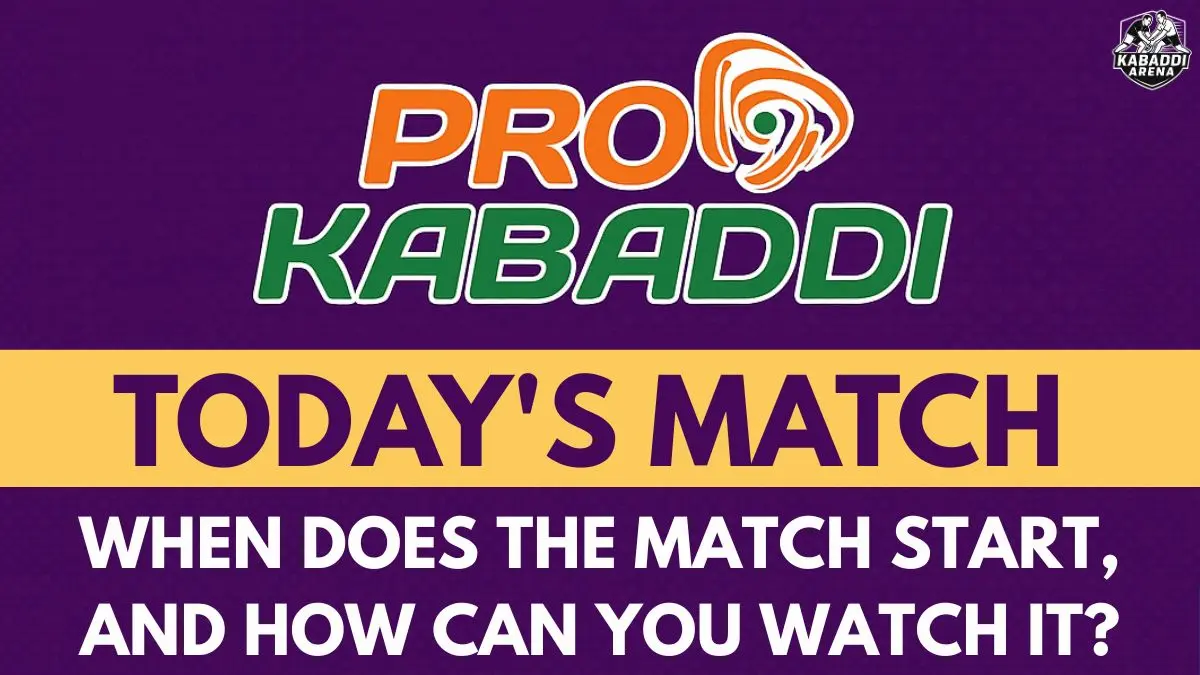 Who is Playing Today in Pro Kabaddi 2025? What Time Does the Match Start and How Can You Watch It?
