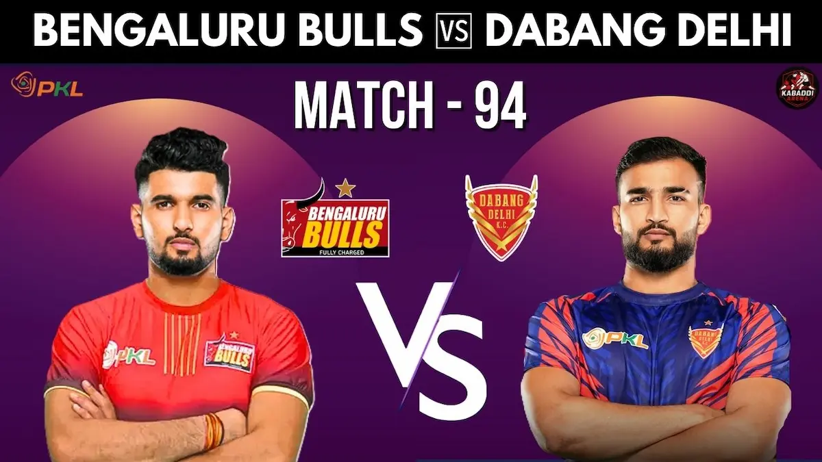 PKL 12 Match 94: Bengaluru Bulls vs Dabang Delhi