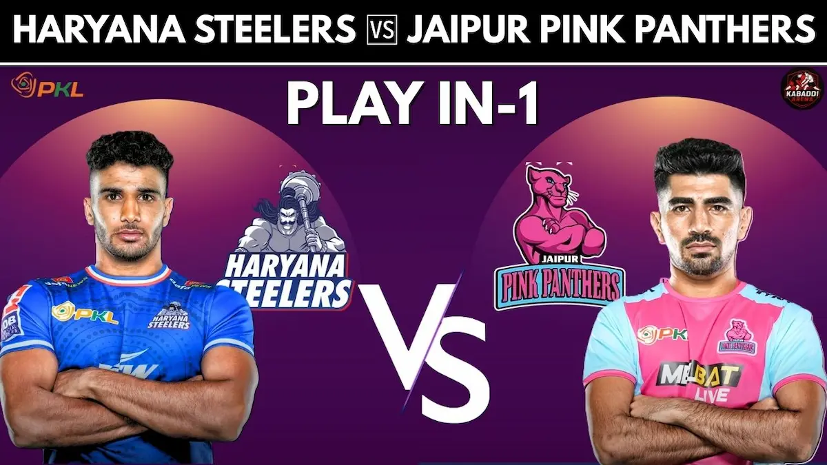 PKL 12 Play-In 1: Haryana Steelers Vs Jaipur Pink Panthers