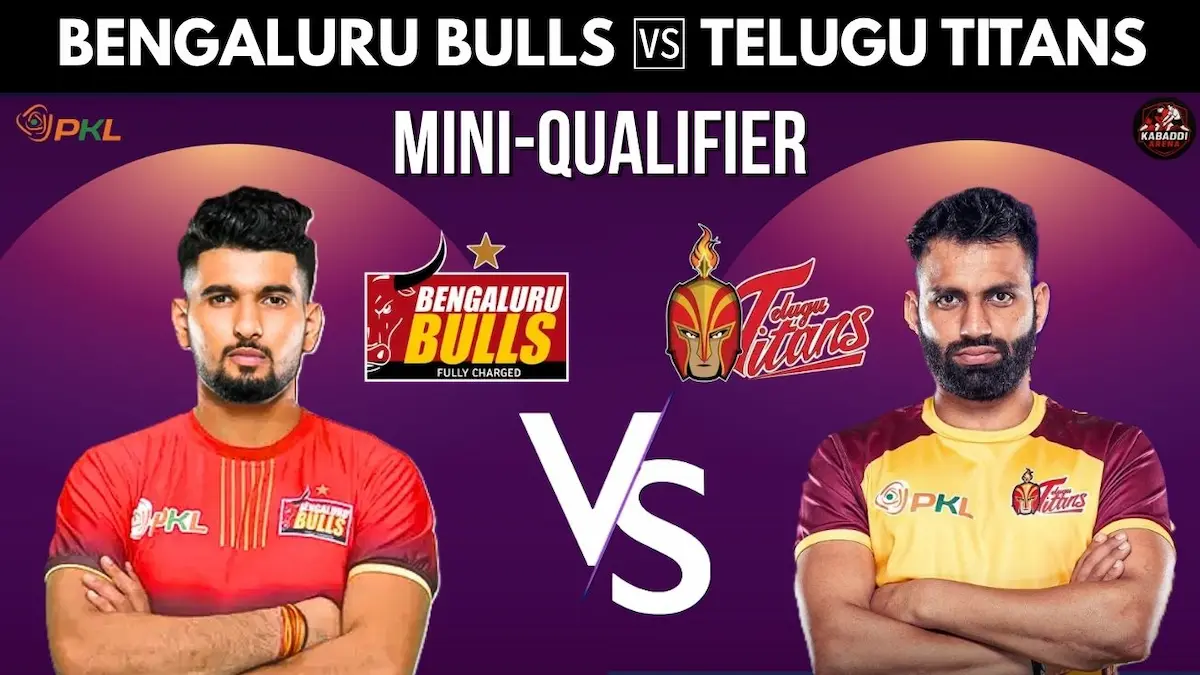 Bengaluru Bulls vs Telugu Titans PKL 12 Mini Qualifier – Prediction, Head-to-Head, and Live Streaming Details
