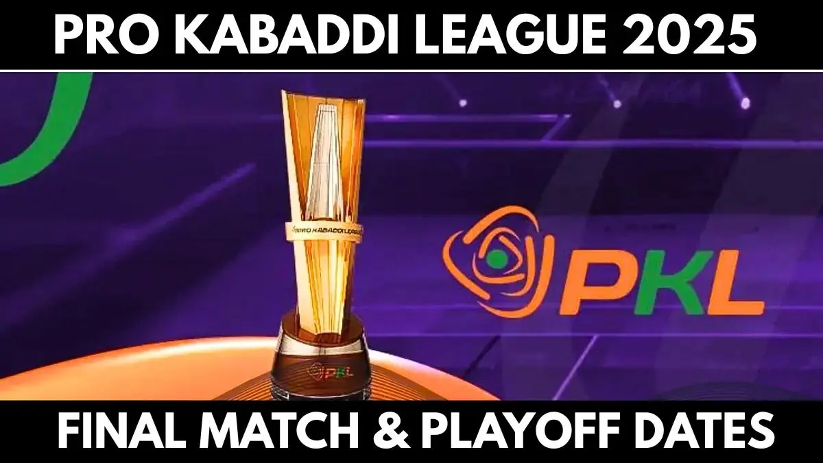 PKL 2025 final match and playoff schedule details with dates and venue