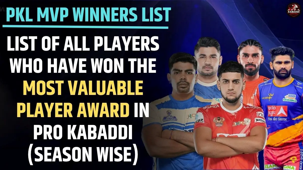 PKL 2025 MVP Award Winners: Complete List of Pro Kabaddi League’s Most Valuable Players