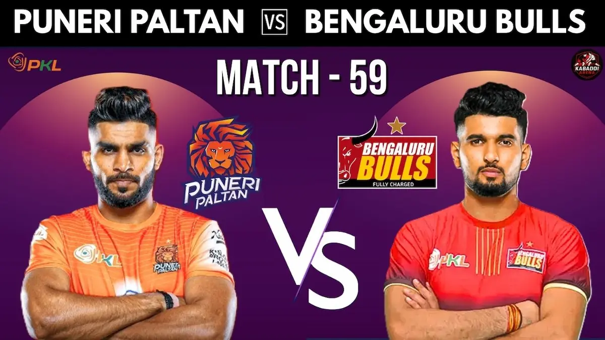 Puneri Paltan vs Bengaluru Bulls PKL 12 Match 59 preview with head-to-head, starting 7, prediction and live stream details