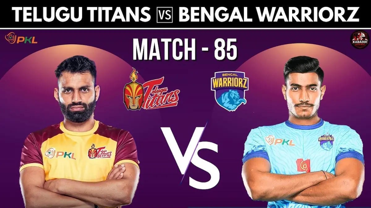Telugu Titans vs Bengal Warriors PKL 12 match preview, including team analysis, prediction, and head-to-head stats.