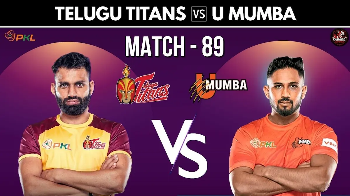 Telugu Titans vs U Mumba PKL 12 Match 89 – Live action preview