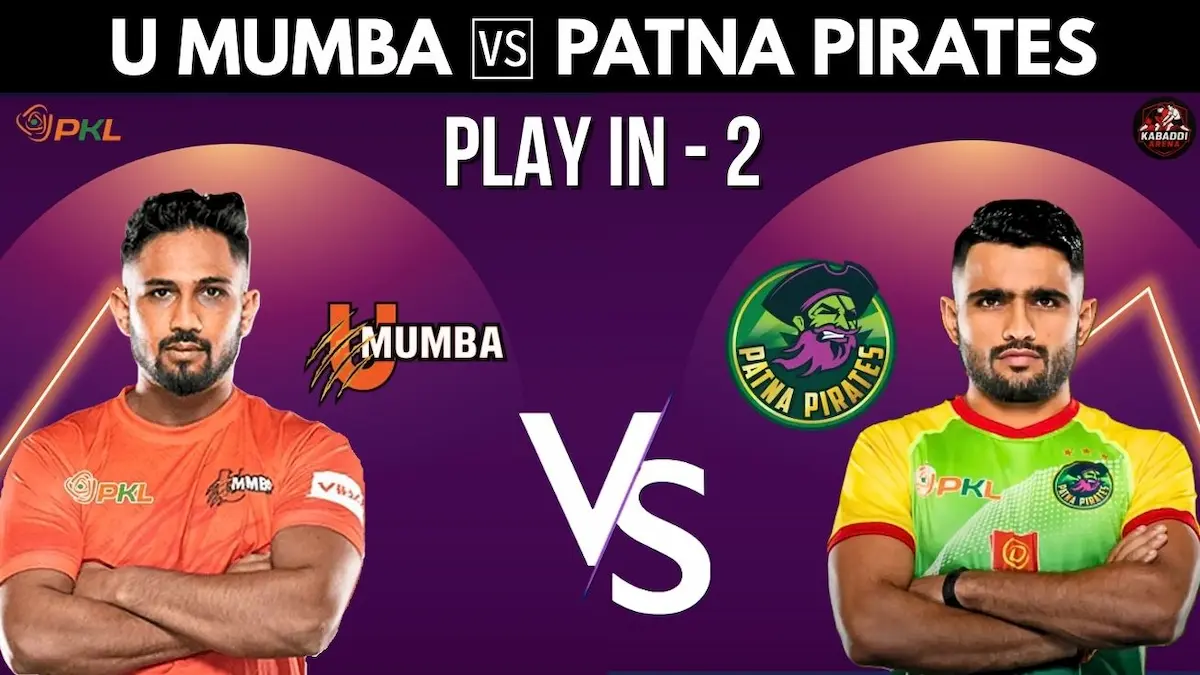 U Mumba vs Patna Pirates PKL 12 Play-In 2