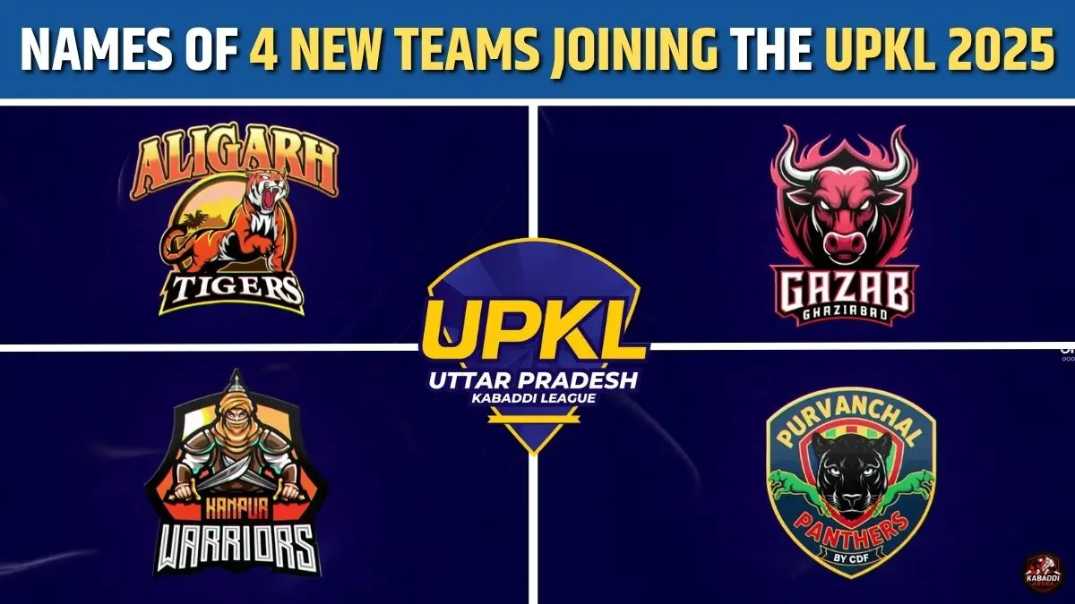 UP Kabaddi League 2025 four new franchise teams confirmed – Aligarh Tigers, Kanpur Warriors, Gazab Ghaziabad, Purvanchal Panthers