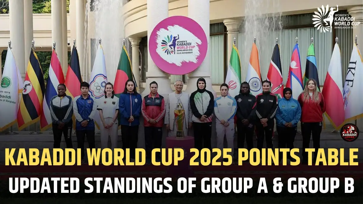 Women’s Kabaddi World Cup 2025 Points Table Updated Standings