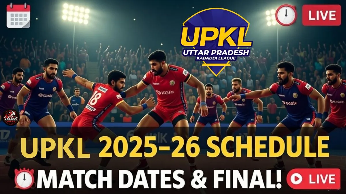 UP Kabaddi League Season 2 full schedule, match dates, playoffs and final
