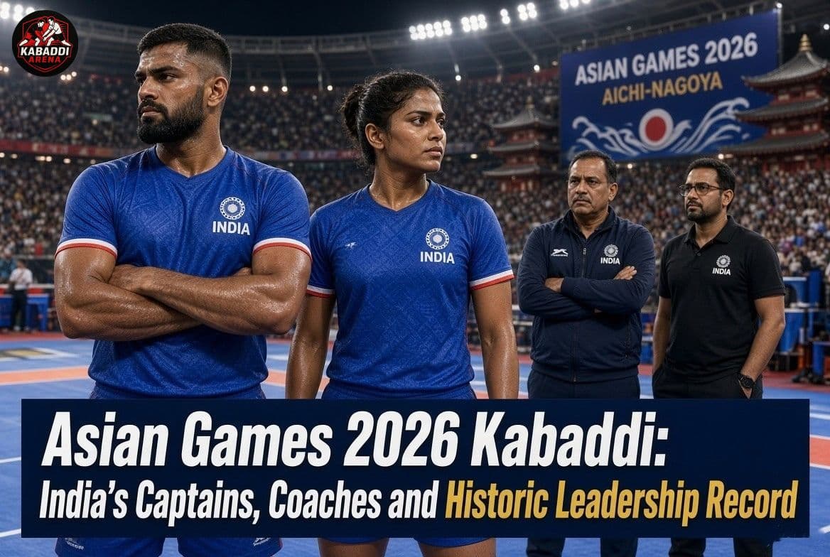 Sunil Kumar and Pushpa Rana lead India as captains with coaches ahead of Asian Games 2026 Kabaddi