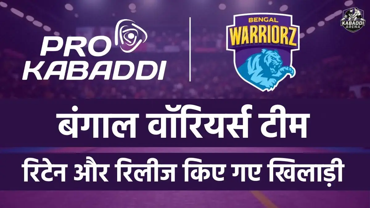 pkl 12 bengal warriorz retained released players