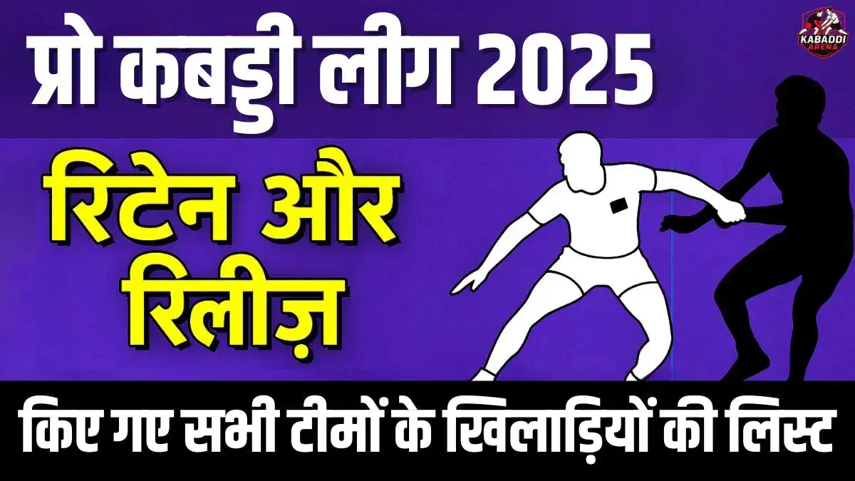 pro kabaddi retained released players list