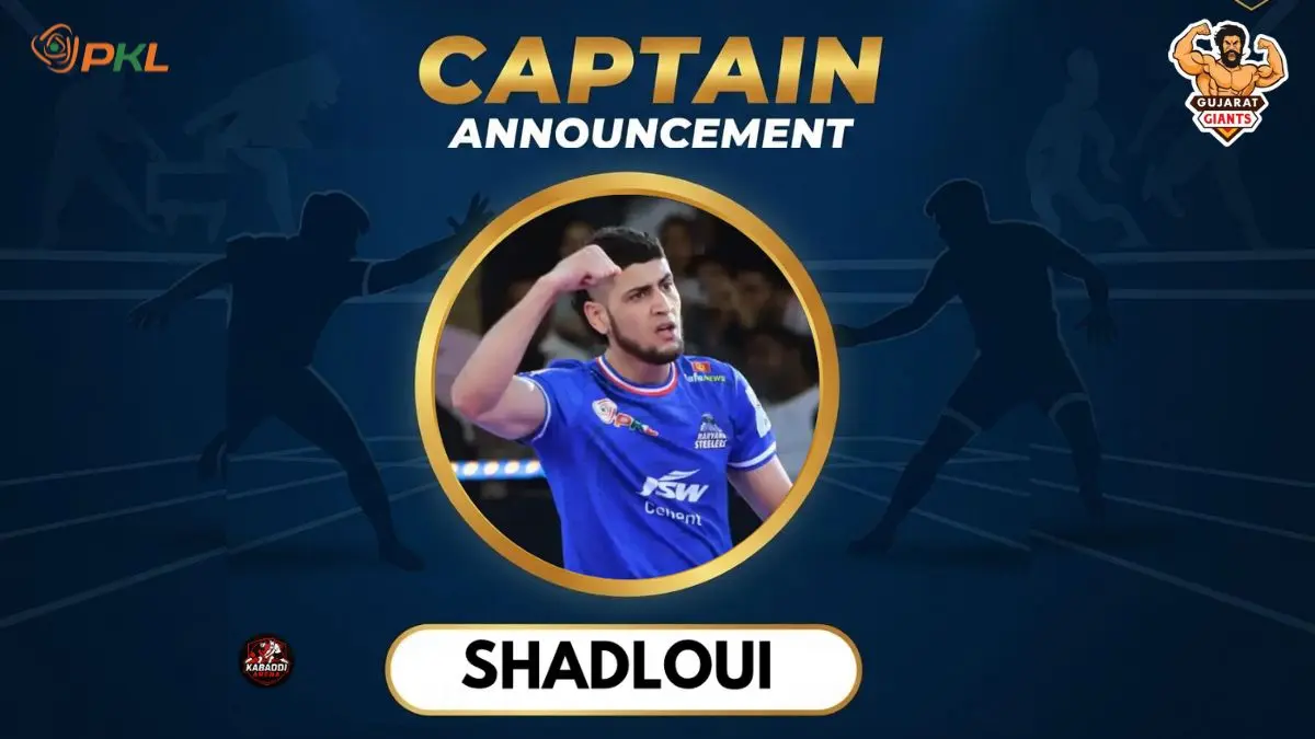 प्रो कबड्डी 2025: गुजरात जायंट्स कप्तान शादलुई