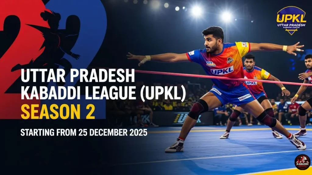 उत्तर प्रदेश कबड्डी लीग (UPKL) की वापसी, 25 दिसंबर से शुरू होगा दूसरा सीजन 1 उत्तर प्रदेश कबड्डी लीग (UPKL) की वापसी, 25 दिसंबर से शुरू होगा दूसरा सीजन