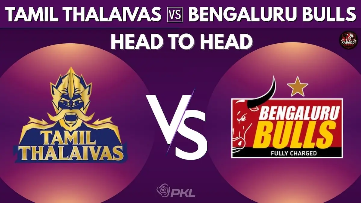 tamil thalaivas vs bengaluru bulls head to head